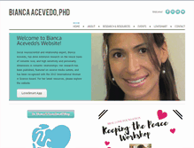 Tablet Screenshot of biancaacevedo.org